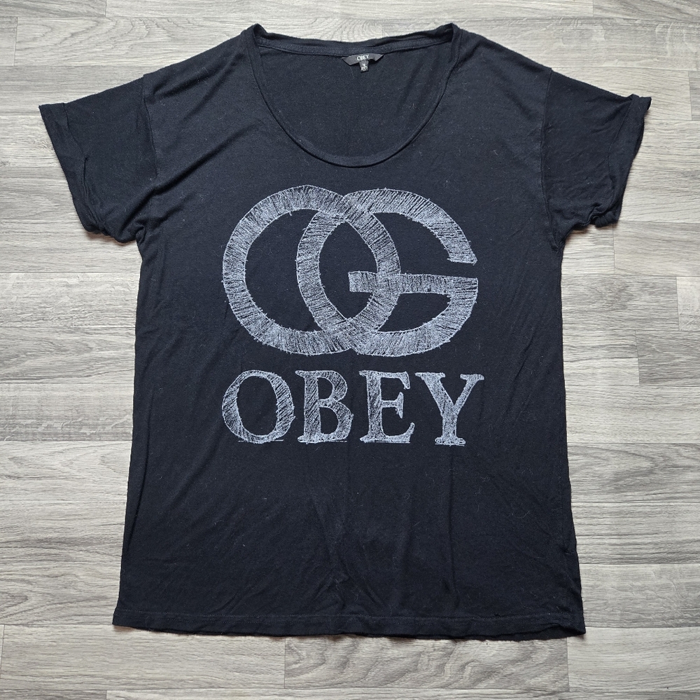 Obey Super Soft Logo Graphic Tee